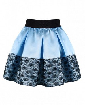 Голубая юбка для девочки 83134-ДН18