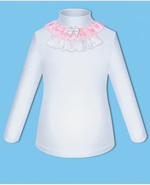 Белая школьная блузка для девочки 82811-ДН18