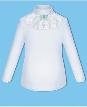 Школьная белая блузка для девочки 78841-ДШ18