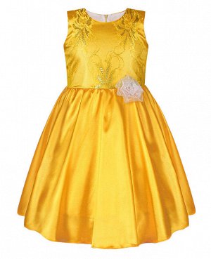 Жёлтое платье для девочки 82821-ДН18