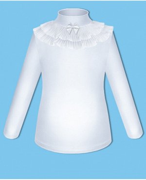 Школьная белая блузка для девочки 72811-ДШ19