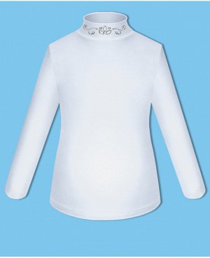 Белая школьная блузка для девочки 74502-ДШ18