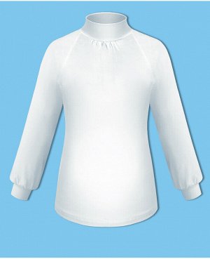 Белая школьная блузка для девочки 75817-ДШ19