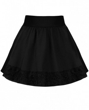 Чёрная школьная юбка для девочки 82391-ДШ19