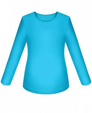 Бирюзовая блузка для девочки 802014-ДОШ19