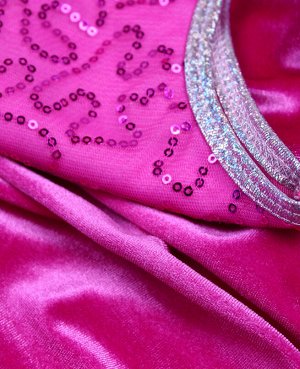 Пурпурное платье для девочки 82962-ДН18
