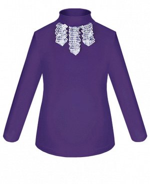 Школьная фиолетовая блузка для девочки 82535-ДШ19