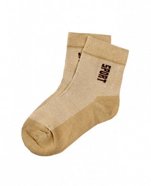Бежевые носки для мальчика 28114-ПЧ18