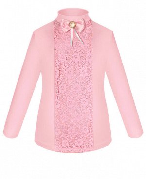 Розовая школьная блузка для девочки 83191-ДНШ19