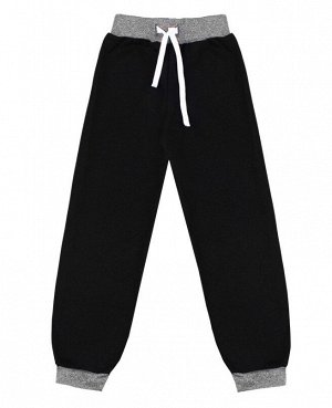 Чёрные спортивные брюки для мальчика 82431-МС19