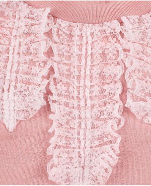 Розовая школьная блузка для девочки 82533-ДШ19