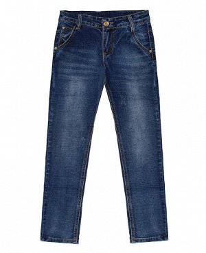 Джинсовые синие брюки для мальчика 22685-ПМО16