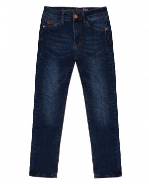Джинсовые синие брюки для мальчика 27621-ПМО19
