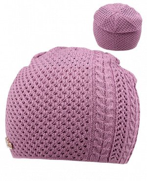 Пурпурная шапка для девочки 373910-ПА19