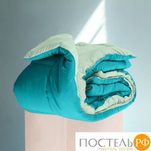 Одеяло 'Sleep iX' MultiColor 250 гр/м, 175х205 см, (цвет: Бирюза+Светло-мятный) Код: 4605674291721