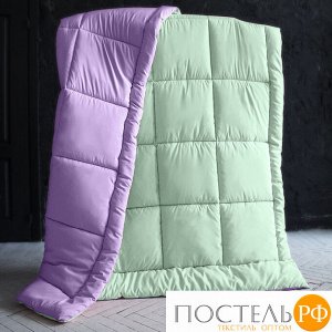 Одеяло 'Sleep iX' MultiColor 250 гр/м, 155х215 см, (цвет: Фиолетовый+Светло-мятный) Код: 4605674321558