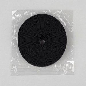 Арт Узор Светоотражающая лента-резинка, 20 мм, 10 ± 1 м, цвет чёрный
