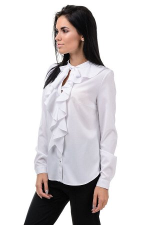 Блуза «Мишель», р-ры S-ХL, арт.393 белый