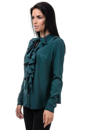 Блуза «Мишель», р-ры S-ХL, арт.393 зеленый