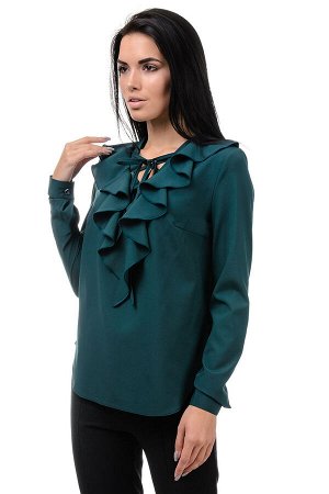 Блуза «Холли», р-ры S-ХL, арт.394 зеленый