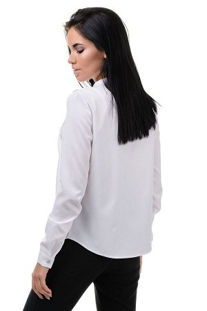 Блуза «Мишель», р-ры S-ХL, арт.393 белый