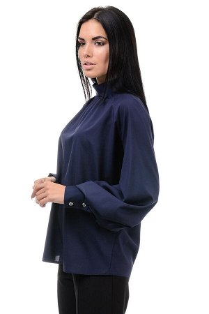 Блуза «Регина», р-ры S-L, арт.395 синий
