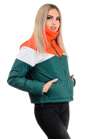 Демисезонная куртка «Яника»,р-ры 42-48, №232 зеленый