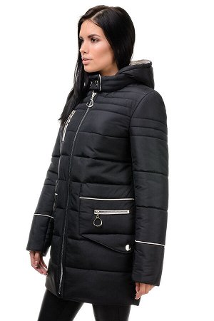 Зимняя куртка «Пэм», 42-48, арт.248 черный