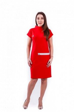 Платье П 514 "Ж" (Красный)