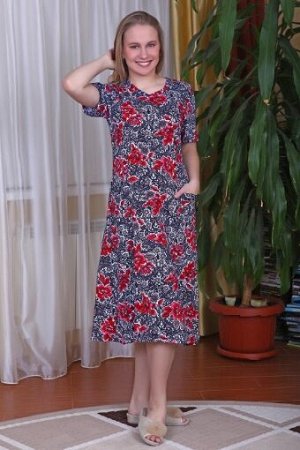 Платье Ткань: Кулирка Расцветки в ассортименте