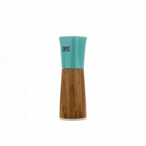 9155 GIPFEL Мельница ручная TROPICA для соли и перца, 17 см. Цвет: голубой. Материал: бамбук, керамика, пластик.