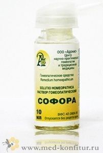 Капли гомеопатические Софора