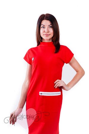 Платье П 514 (красный)