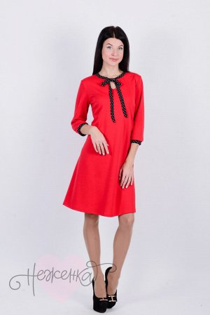 Платье П 646 (красный)