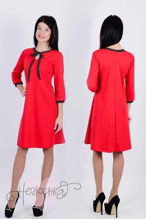 Платье П 646 (красный)