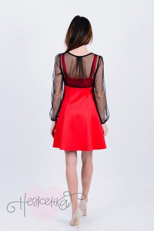 Платье П 674 (красный)