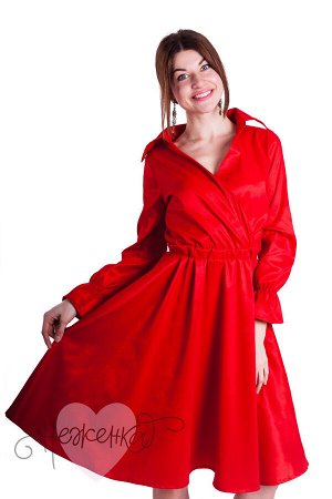 Платье П 691 (красный)