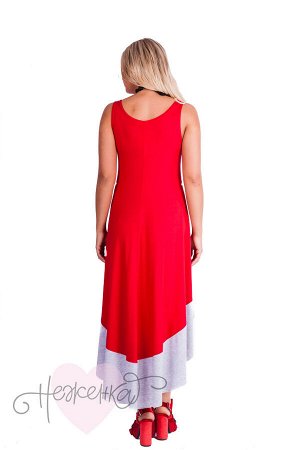 Платье П 394 (красный)