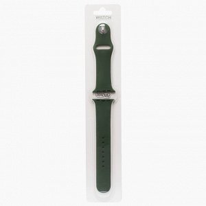 Ремешок ApW для "Apple Watch 38/40/41 mm" Sport Band (L) (pine green)