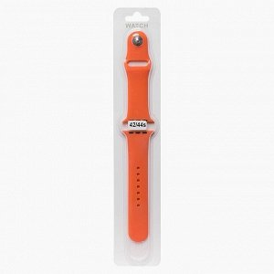 Ремешок ApW для "Apple Watch 42/44/45 mm" Sport Band (S) (orange)