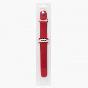 Ремешок ApW для "Apple Watch 42/44/45 mm" Sport Band (S) (red)