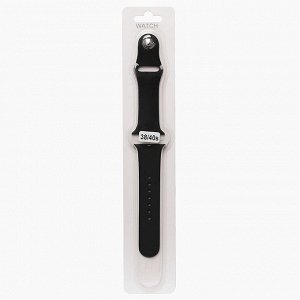 Ремешок ApW для "Apple Watch 38/40/41 mm" Sport Band (L) (black)