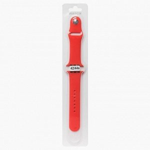 Ремешок ApW для "Apple Watch 42/44/45 mm" Sport Band (S) (spicy orange)