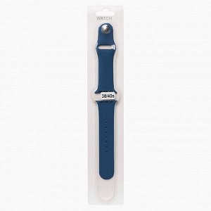 Ремешок ApW для "Apple Watch 38/40/41 mm" Sport Band (S) (blue)