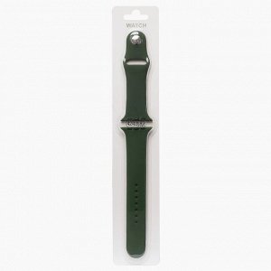 Ремешок ApW для "Apple Watch 42/44/45 mm" Sport Band (L) (pine green)