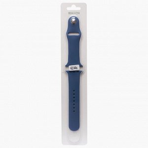 Ремешок ApW для "Apple Watch 42/44/45 mm" Sport Band (S) (alaskan blue)