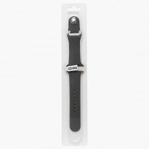 Ремешок ApW для "Apple Watch 42/44/45 mm" Sport Band (S) (grey)