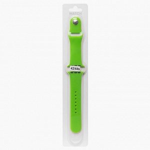 Ремешок ApW для "Apple Watch 42/44/45 mm" Sport Band (S) (green)