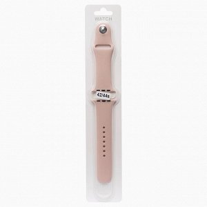 Ремешок ApW для "Apple Watch 42/44/45 mm" Sport Band (S) (sand pink)