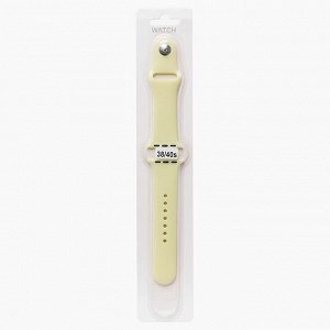 Ремешок ApW для "Apple Watch 38/40/41 mm" Sport Band (S) (lemon cream)